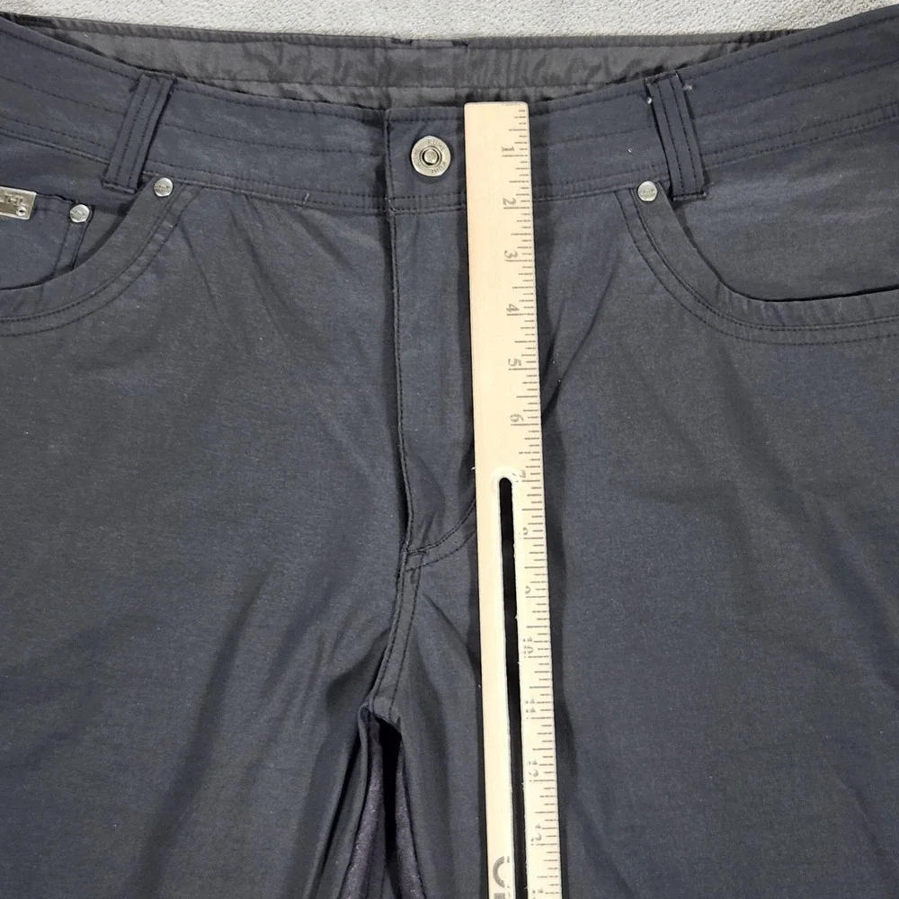 Kuhl Pants Mens 38x30 Renegade Aktion Gray Stretch Nylon Hiking Zip Pocket